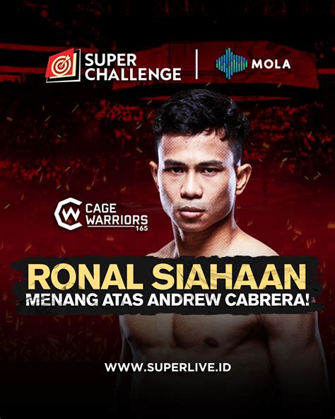 Hasil Cage Warriors Ronal Siahaan Mendominasi Menang Atas Andrew