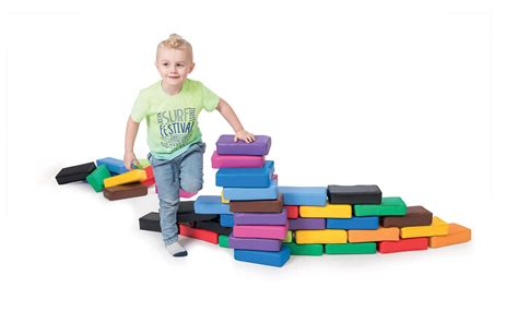 SUPER MATTONCINI Set Costruzioni Morbide Per Bambini Non Solo Arredo