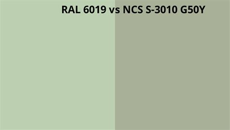 Ral 6019 Vs Ncs S 3010 G50y Ral Colour Chart Uk