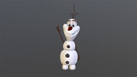 Olaf Fan Art 3d Model By Doodlenotes E5e7c57 Sketchfab