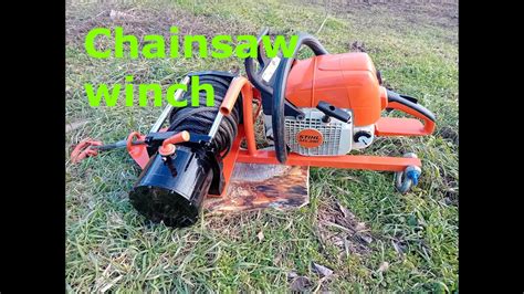 Diy Chainsaw Hack Homemade Chainsaw Winch T Youtube