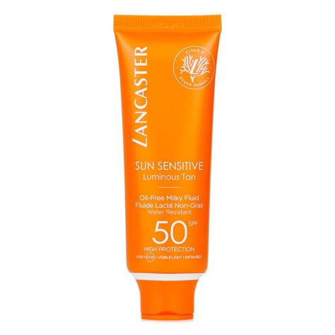 Lancaster Sun Sensitive Luminous Tan Oil Free Milky Fluid Spf Ml