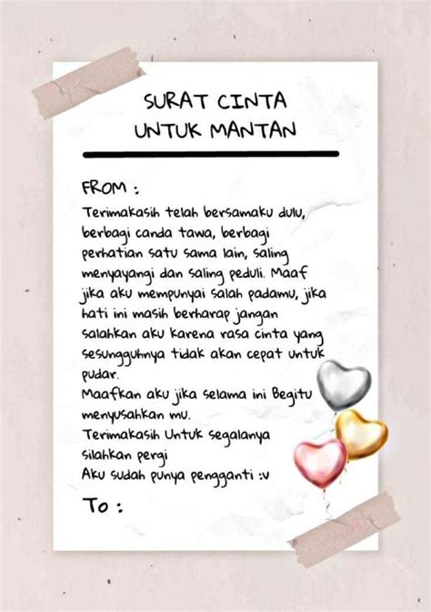 Contoh Surat Cinta Untuk Pacar Romantis Menyentuh Hati