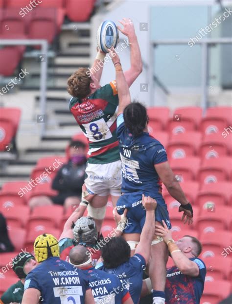 Ollie Chessum Leicester Tigers Wins Lineout Editorial Stock Photo ...