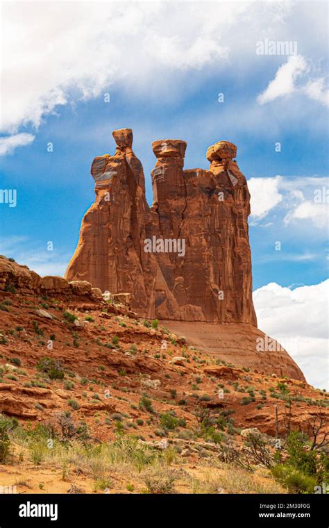 The Three Gossips Rock Structures On The Park Avenue Trail In