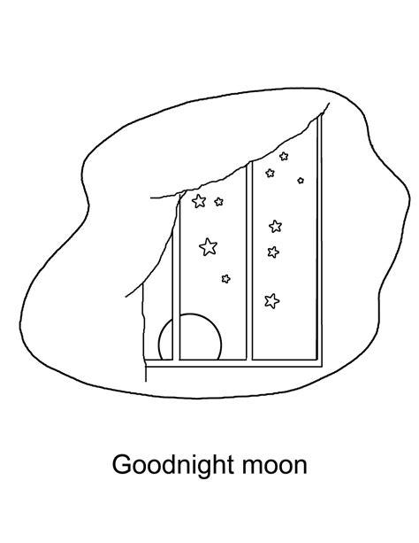 Krafty Kidz Center: Good Night Moon Coloring Page