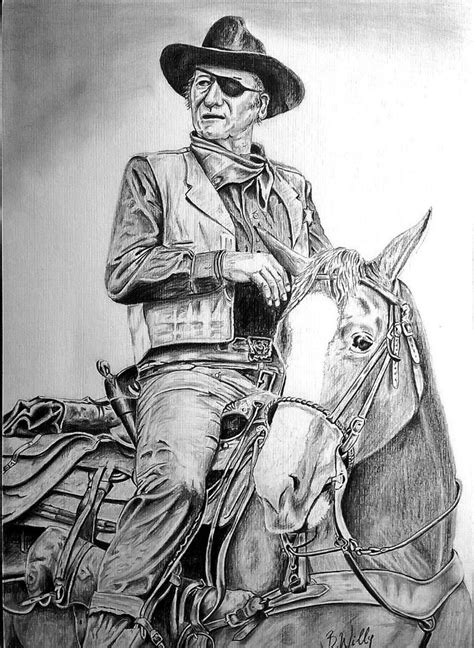 John Wayne Drawing