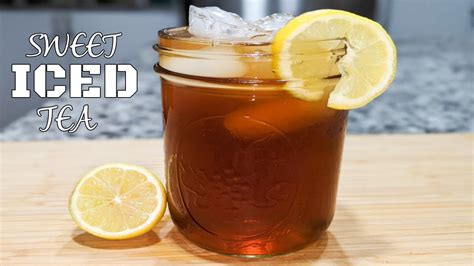 Homemade Sweet Iced Tea Recipe Youtube