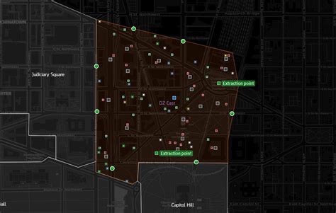 The Division Dark Zone Map Maps Model Online