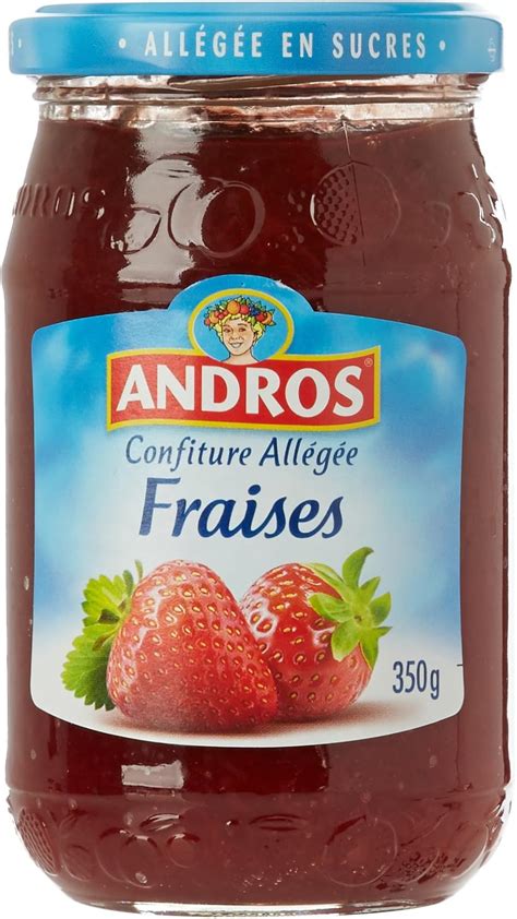 Andros Confiture All G E Fraises Le Pot De G Amazon Fr Epicerie