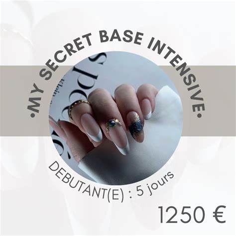 Acompte My Secret Base Intensive Onails Concept