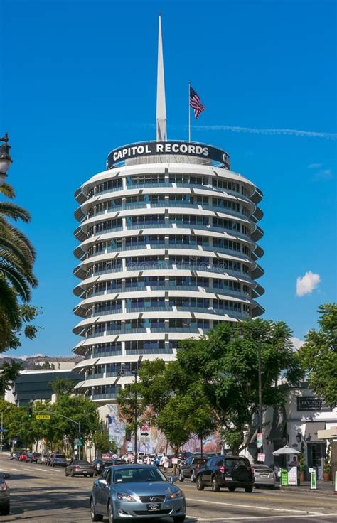 Capitol Records Tower In Hollywood Editorial Photography Image Of