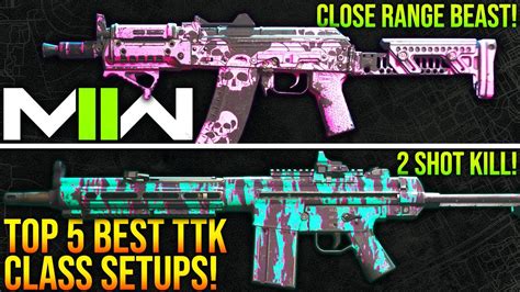 Modern Warfare Top Best Ttk Class Setups Mw Best Weapons Youtube