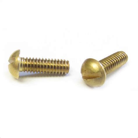 Golden Brass Round Head Screw At Best Price In Jamnagar Radiant Brass