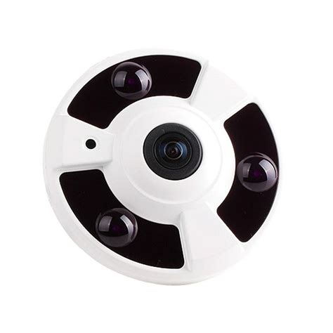 Avycon AVC PT91FLT 1080p HD TVI Fisheye Camera 1 7mm Lens White