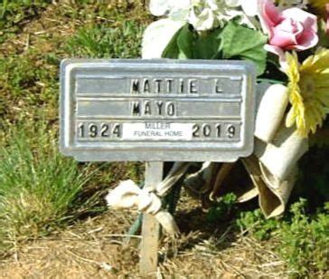 Mattie Lanier Mayo Find A Grave Memorial