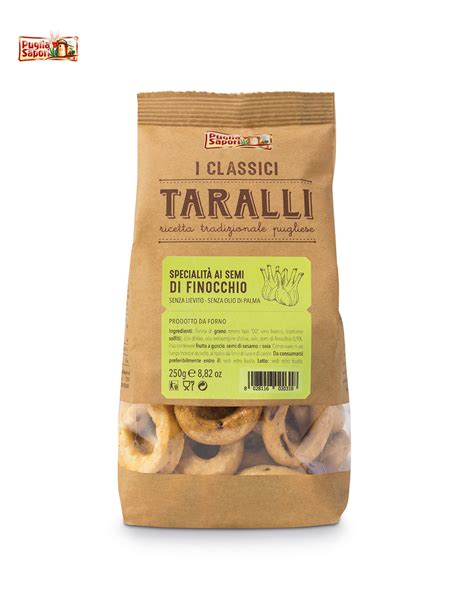 Taralli al finocchio 250gr – La Dispensa dei Sapori