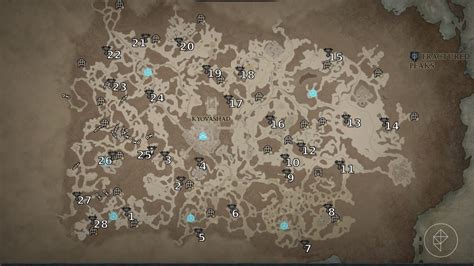 Diablo 4 Altar Of Lilith Locations And Map Fractured Peaks Cyberfeed Pl