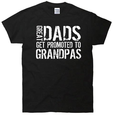 Great Dads Get Promoted To Grandpas T Shirt Black 2xl Amzn To