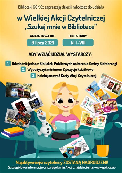 Wielka Akcja Czytelnicza GOKiCz Białobrzegi