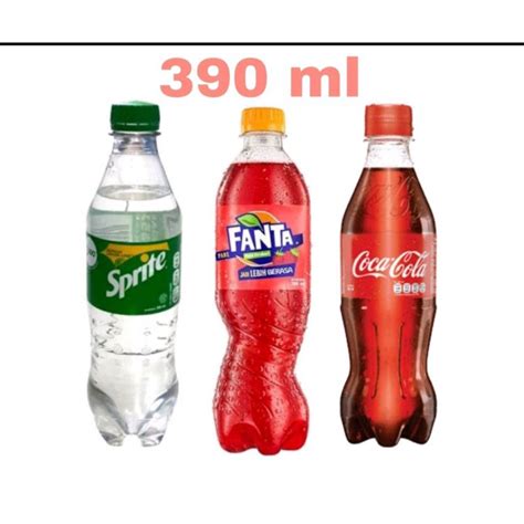 Jual Coca Cola Fanta Sprite Botolan 390ml Eceran Shopee Indonesia