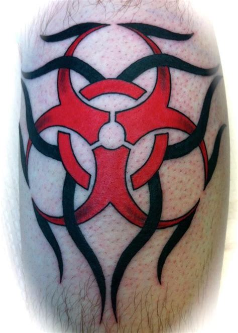 Biohazard tattoo by Rob Levis | Tribal tattoos for men, Biohazard ...