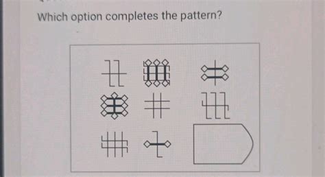 Which Option Completes The Pattern 7712 StudyX