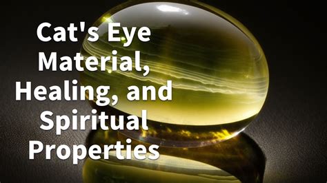 cats eye gemstone material healing  spiritual properties youtube