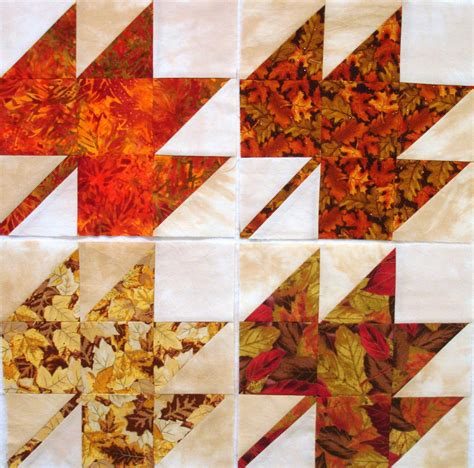 Autumn Leaves Quilt Blocks