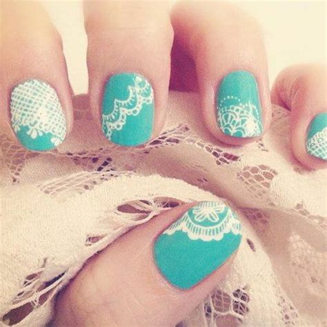 20 Fashionable Lace Nail Art Designs - Hative