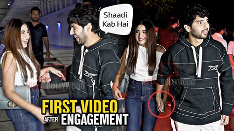 Armaan Malik With Soon To Be Wife Aashna Shroff First Video In Public