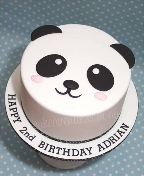 panda face cake Idée gateau Gateau Idée gateau anniversaire