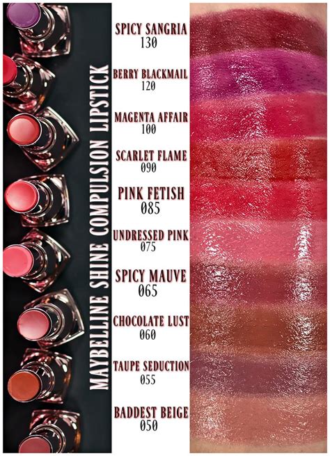 Maybelline Color Sensational Swatches