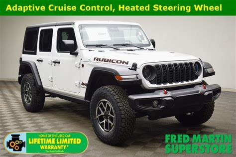 New 2024 Jeep Wrangler Rubicon 4d Sport Utility In Barberton Norton 1c240773 Fred Martin