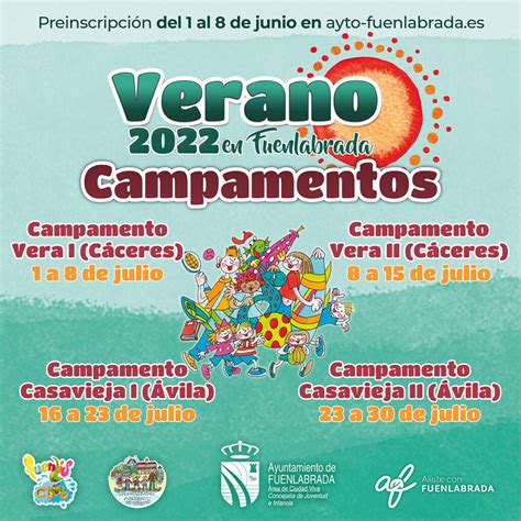 Verano En Fuenlabrada 2022 ¡¡novedad Campamentos De Verano