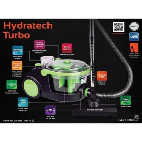 Studio Casa Hydra Tech Turbo Resigilat Aspirator Hydratech Turbo