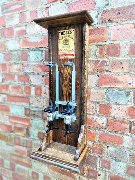 Whiskey Bar Wall Mounted Alcohol Dispenser Gift For Men Drink Etsy