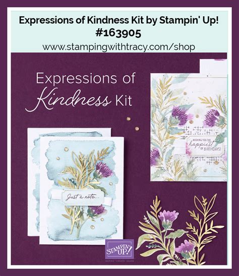 Expressions Of Kindness Kit By Stampin Up Archives Stamping With Tracy