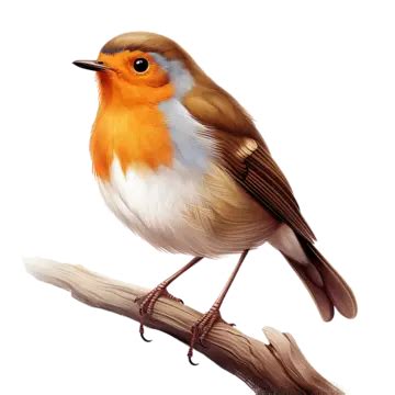 Robins Vector Hd Png Images Robin Frontal Clipart Robin Clipart