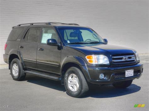 2002 Black Toyota Sequoia Limited 4wd 51613575 Car