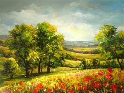 Vara Tablouri De Suflet Si Vis Nature Art Painting Scenery