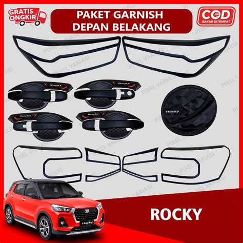 Jual Paket Garnish Outer Handle Tank Cover Rocky Hitam