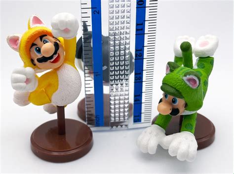 Super Mario 3D World Set Of 3 Mario Luigi Bullet Bill Choco Egg Figure