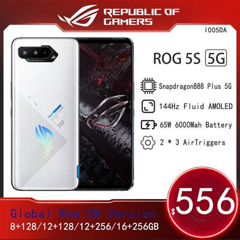 Global Rom Asus Rog Phone 5s 5s Pro 5g Smartphone 18gb 512gb Snapdragon