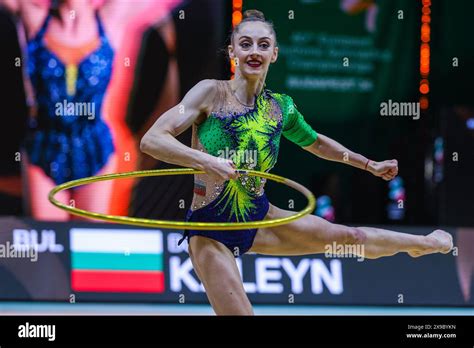 Boryana Kaleyn Bul Seen During 40th European Rhythmic Gymnastics Championships Budapest 2024