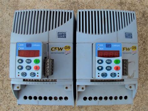 Inversor De Frequência Weg Cfw 08 Plus 2cv 7 3a 220v Canopen