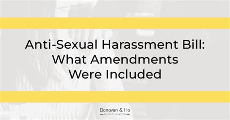 Anti Sexual Harassment Bill Passed By Dewan Rakyat Donovan And Ho