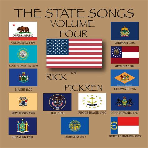 RICK PICKREN: The State Songs CDs Vol. 1-4