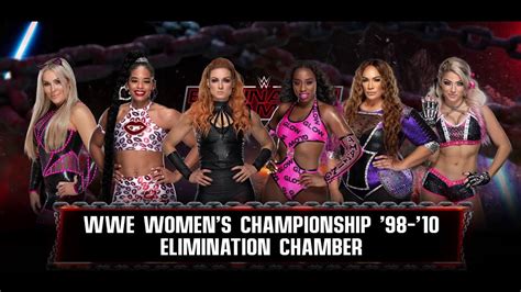 WWE Fatal 6 Way Elimination Chamber Match Becky Lynch Naomi Bianca