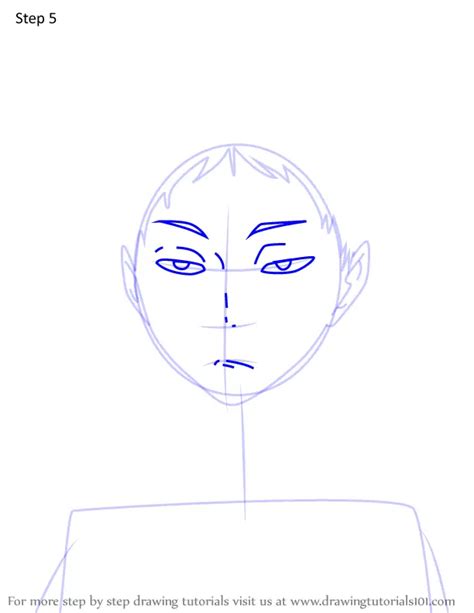 How To Draw Keiji Akaashi From Haikyuu Haikyuu Step By Step